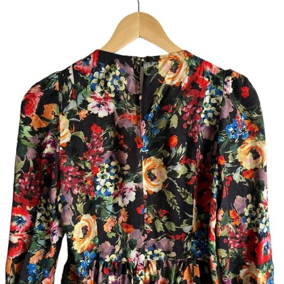 Love Moschino Dress US 4 Floral Long Sleeve Printed Dress - Picture 6 of 12